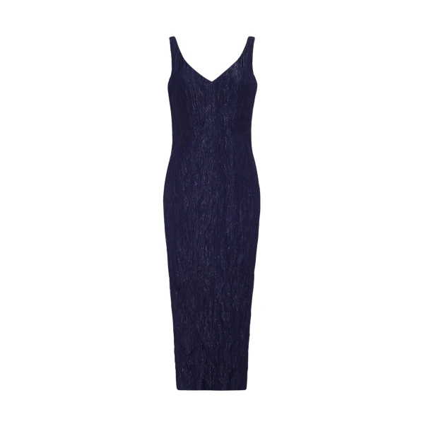 Adam Lippes Willa Dress in Navy