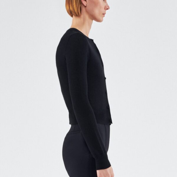 Black knitwear