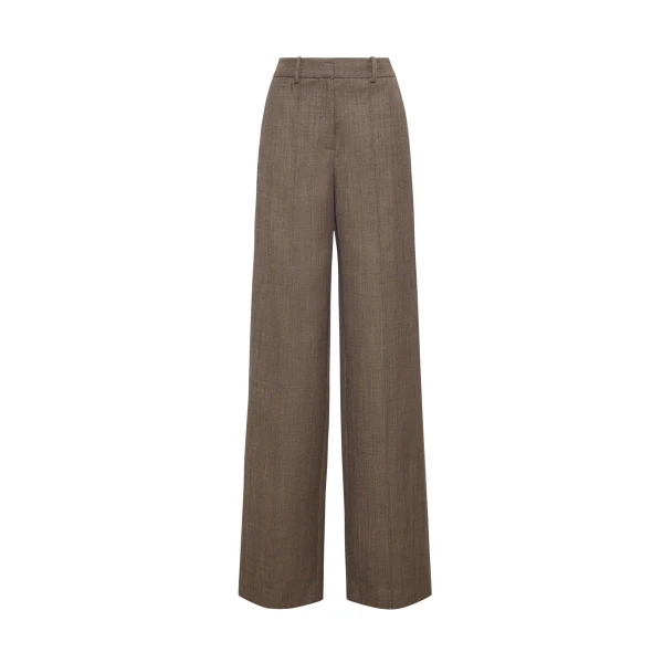 Adam Lippes Wyatt Pant in Black/Camel