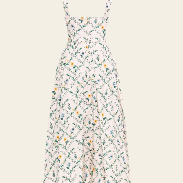 Agua by Agua Bendita Alcaparra Brisa Midi Dress - Agua by Agua Bendita Dresses - Artisanal Colombian Resort Wear at Coveti