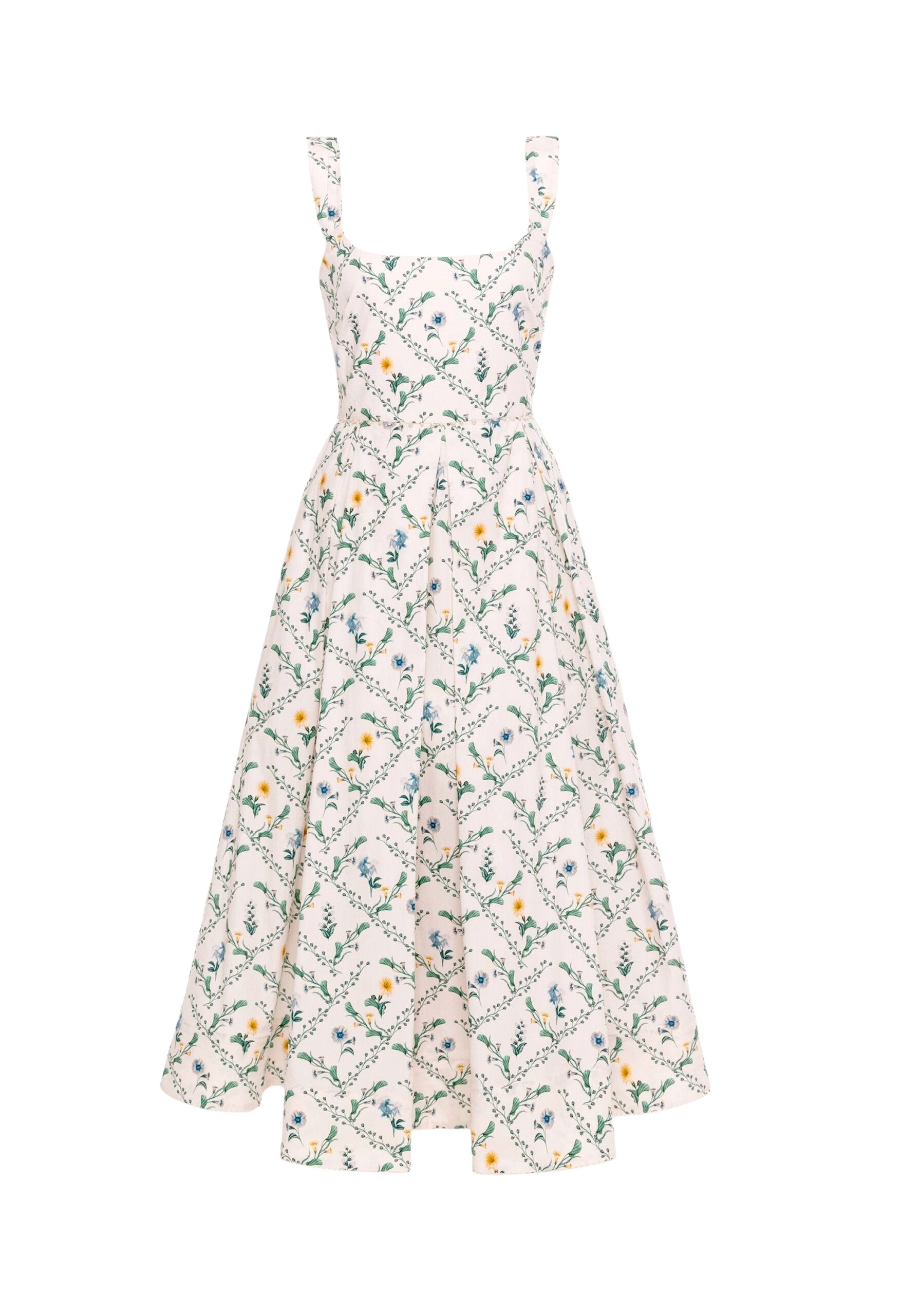 Agua by Agua Bendita Alcaparra Brisa Midi Dress - Agua by Agua Bendita Dresses - Artisanal Colombian Resort Wear at Coveti
