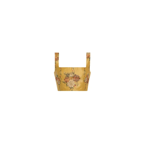 Agua by Agua Bendita Amanda Paramo Cropped Top - Agua by Agua Bendita Tops - Artisanal Colombian Resort Wear at Coveti