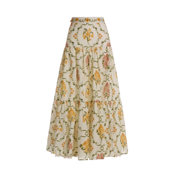 Agua by Agua Bendita Anis Cordillera Maxi Skirt - Agua by Agua Bendita Skirts - Artisanal Colombian Resort Wear at Coveti