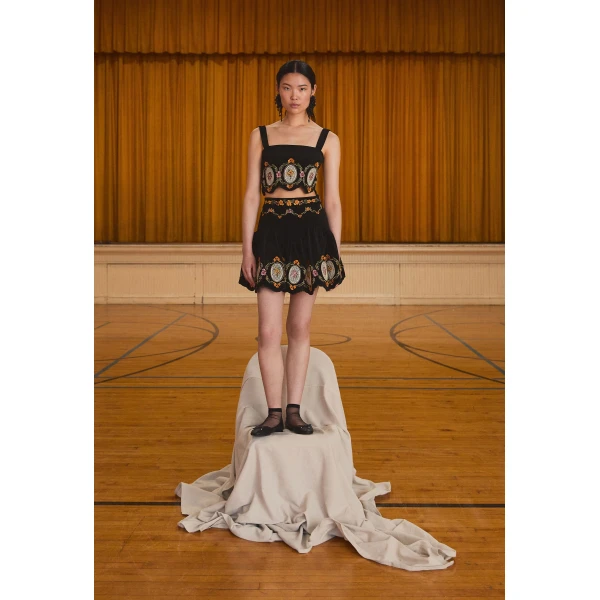 Agua By Agua Bendita Asai Cordillera Mini Skirt, view 4