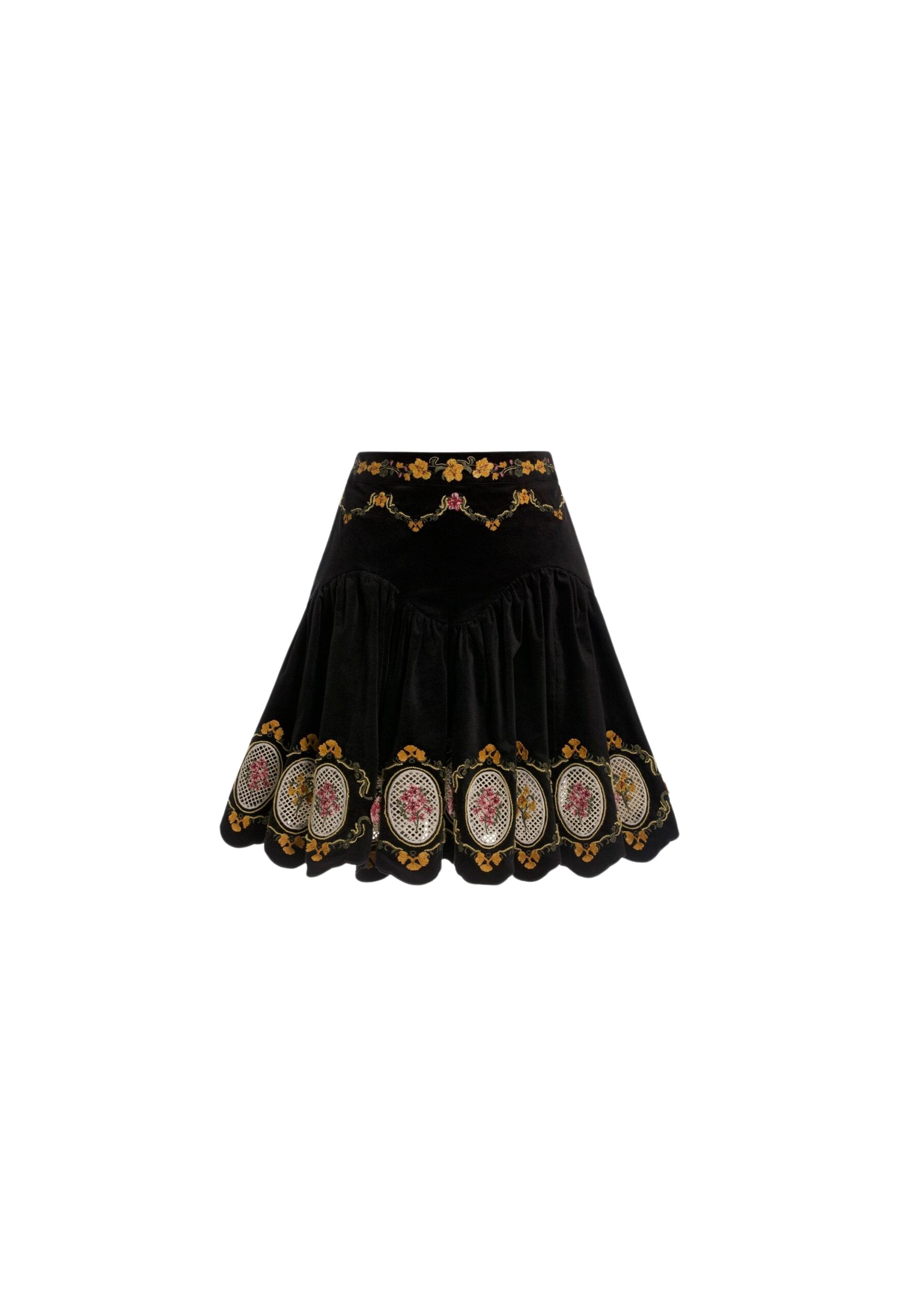 Agua by Agua Bendita Asai Cordillera Mini Skirt - Agua by Agua Bendita Skirts - Artisanal Colombian Resort Wear at Coveti