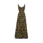 Agua by Agua Bendita Azulejo Cordillera Maxi Dress - Agua by Agua Bendita Dresses - Artisanal Colombian Resort Wear at Coveti
