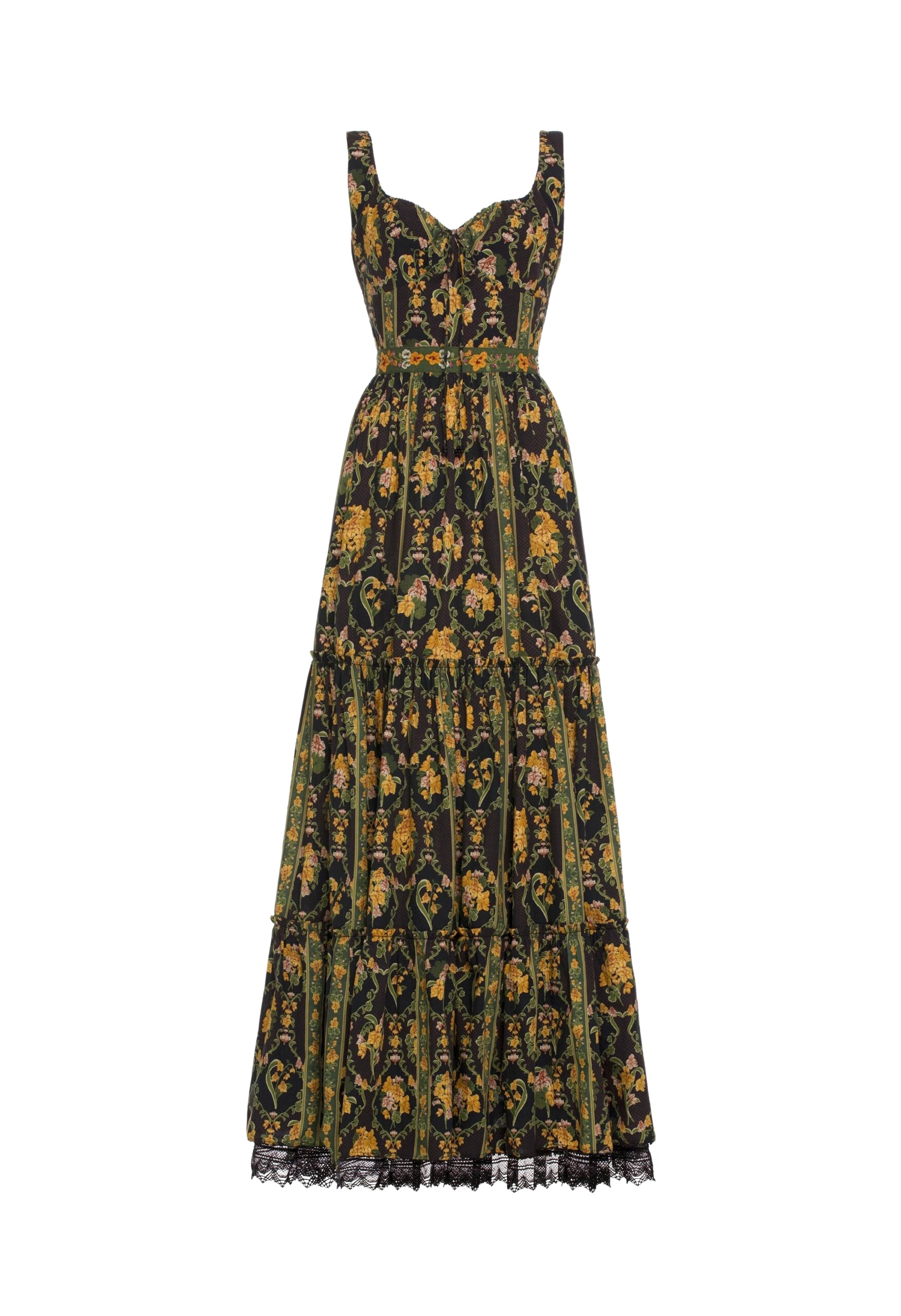 Agua by Agua Bendita Azulejo Cordillera Maxi Dress - Agua by Agua Bendita Dresses - Artisanal Colombian Resort Wear at Coveti