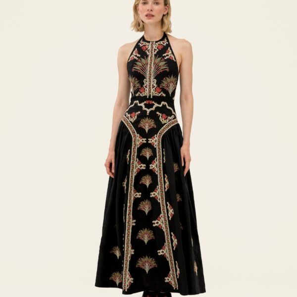 Agua by Agua Bendita Balsa Andes Midi Dress - Agua by Agua Bendita Dresses - Artisanal Colombian Resort Wear at Coveti