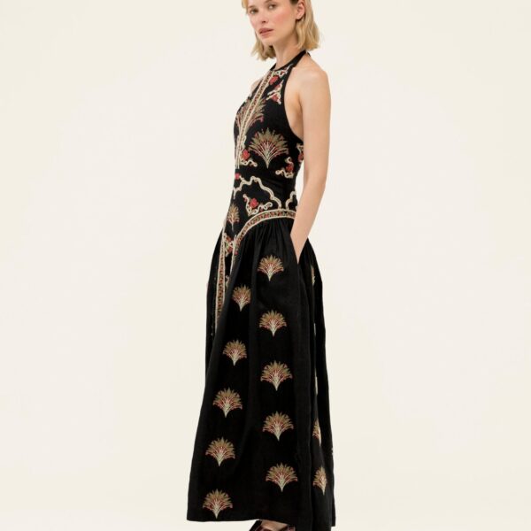 Agua by Agua Bendita Balsa Andes Midi Dress - Agua by Agua Bendita Dresses - Artisanal Colombian Resort Wear at Coveti