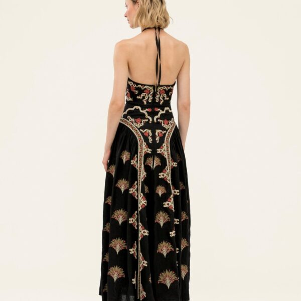 Agua by Agua Bendita Balsa Andes Midi Dress - Agua by Agua Bendita Dresses - Artisanal Colombian Resort Wear at Coveti