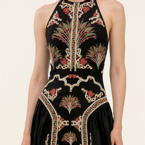Agua by Agua Bendita Balsa Andes Midi Dress - Agua by Agua Bendita Dresses - Artisanal Colombian Resort Wear at Coveti