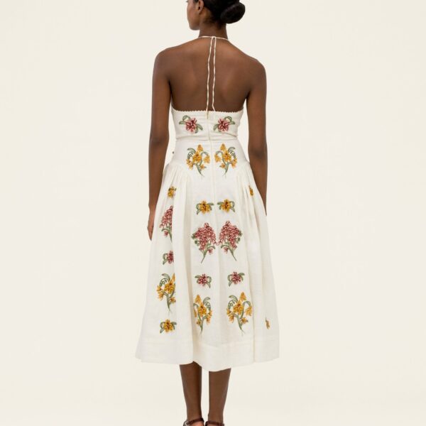 Agua by Agua Bendita Balsa Cordillera Midi Dress - Agua by Agua Bendita Dresses - Artisanal Colombian Resort Wear at Coveti