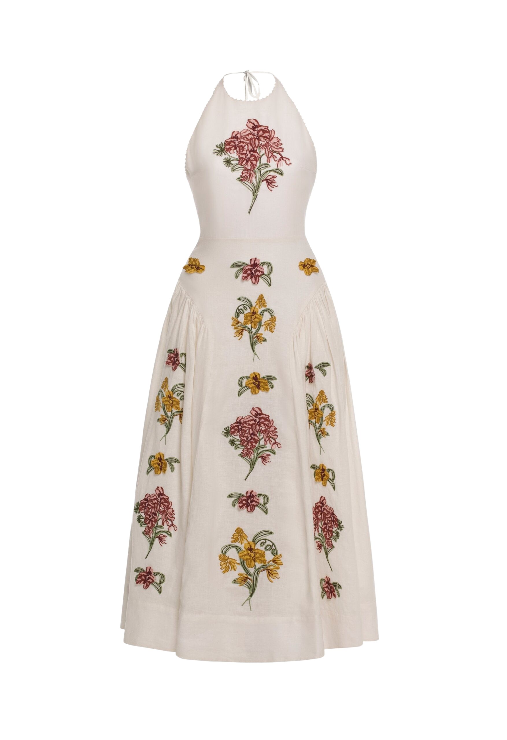 Agua by Agua Bendita Balsa Cordillera Midi Dress - Agua by Agua Bendita Dresses - Artisanal Colombian Resort Wear at Coveti