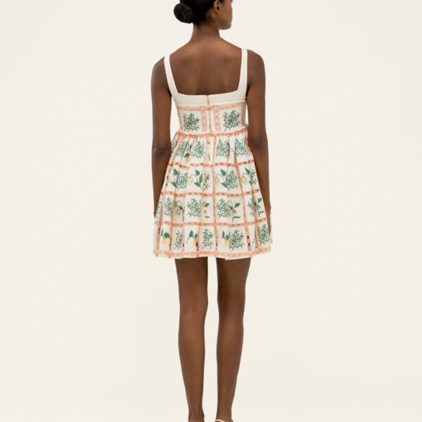 Agua by Agua Bendita Barbara Uchuva Mini Dress - Agua by Agua Bendita Dresses - Artisanal Colombian Resort Wear at Coveti