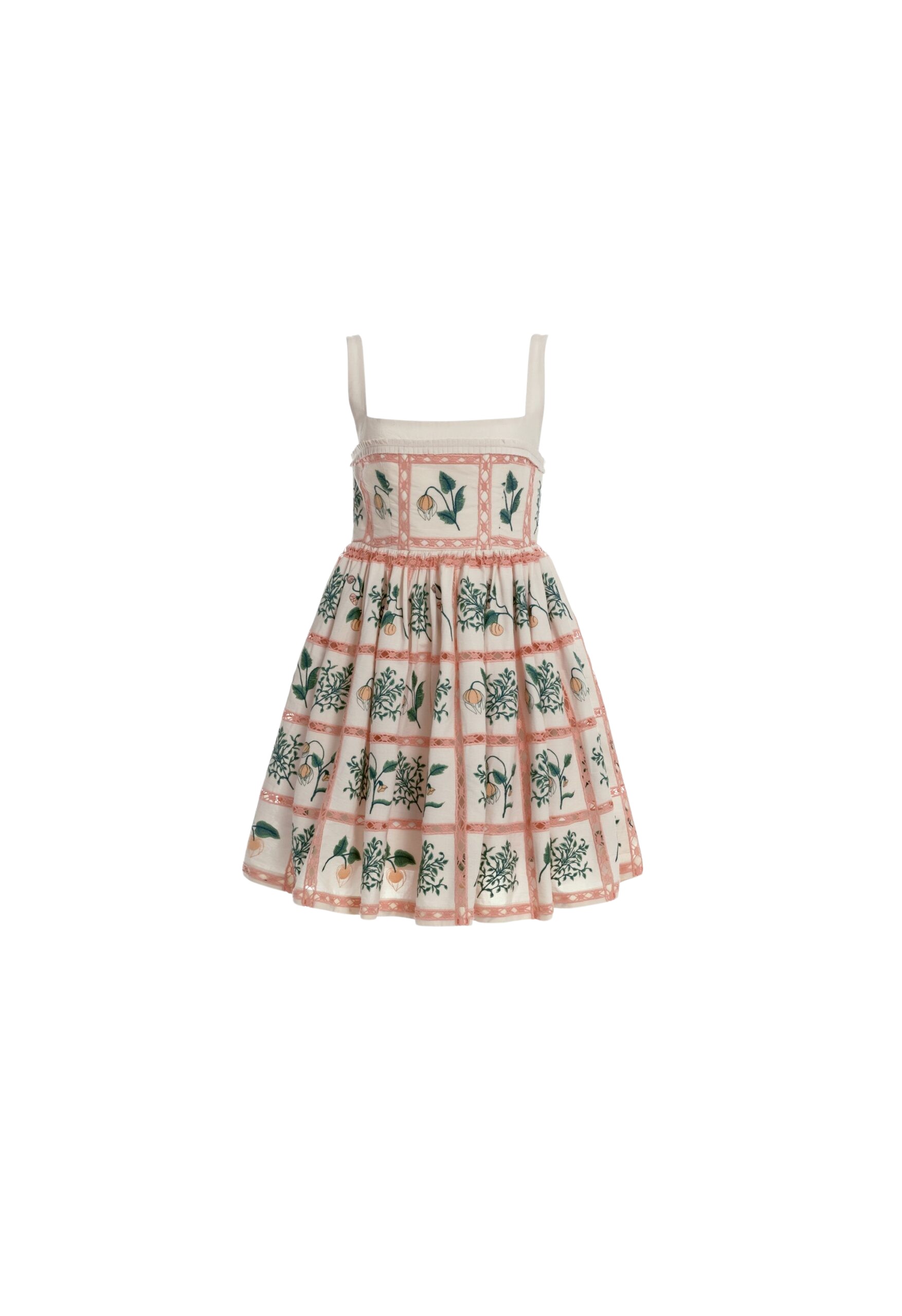 Agua by Agua Bendita Barbara Uchuva Mini Dress - Agua by Agua Bendita Dresses - Artisanal Colombian Resort Wear at Coveti