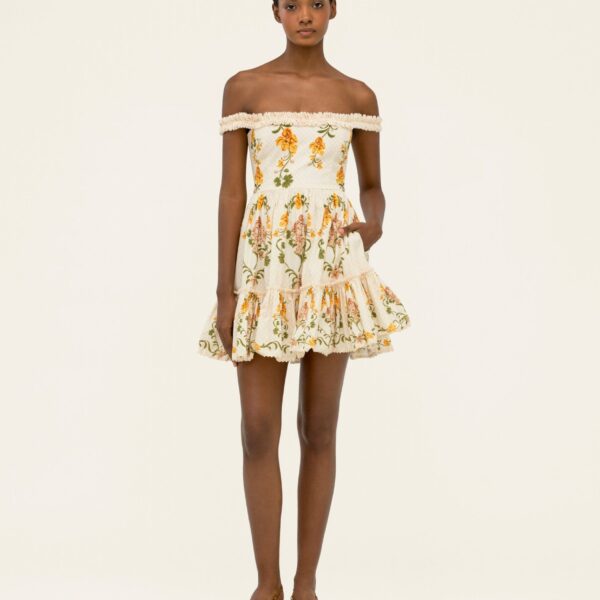 Agua by Agua Bendita Boreal Cordillera Mini Dress - Agua by Agua Bendita Dresses - Artisanal Colombian Resort Wear at Coveti