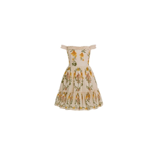 Agua by Agua Bendita Boreal Cordillera Mini Dress - Agua by Agua Bendita Dresses - Artisanal Colombian Resort Wear at Coveti