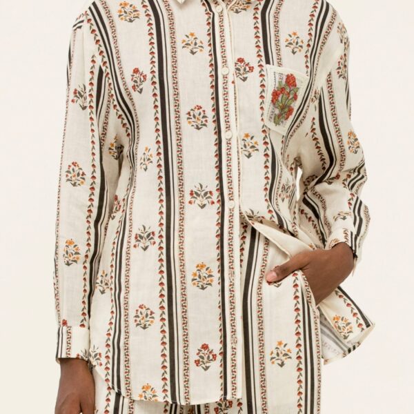 Agua by Agua Bendita Cecilia Andes Shirt - Agua by Agua Bendita Tops - Artisanal Colombian Resort Wear at Coveti