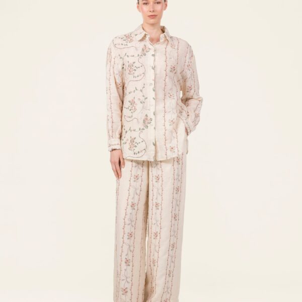 Agua by Agua Bendita Cecilia Navegante Shirt - Agua by Agua Bendita Tops - Artisanal Colombian Resort Wear at Coveti