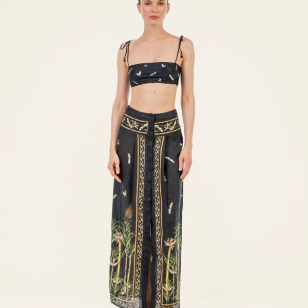 Agua by Agua Bendita Coralina Azucar Skirt - Agua by Agua Bendita Beachwear - Artisanal Colombian Resort Wear at Coveti