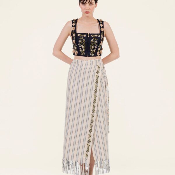 Agua by Agua Bendita Cornalina Valle Vest - Agua by Agua Bendita Tops - Artisanal Colombian Resort Wear at Coveti