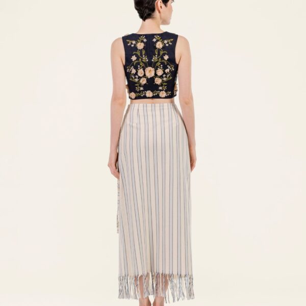 Agua by Agua Bendita Cornalina Valle Vest - Agua by Agua Bendita Tops - Artisanal Colombian Resort Wear at Coveti
