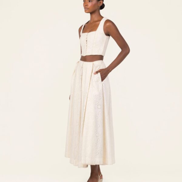 Agua by Agua Bendita Delta Playa Maxi Skirt - Agua by Agua Bendita Skirts - Artisanal Colombian Resort Wear at Coveti