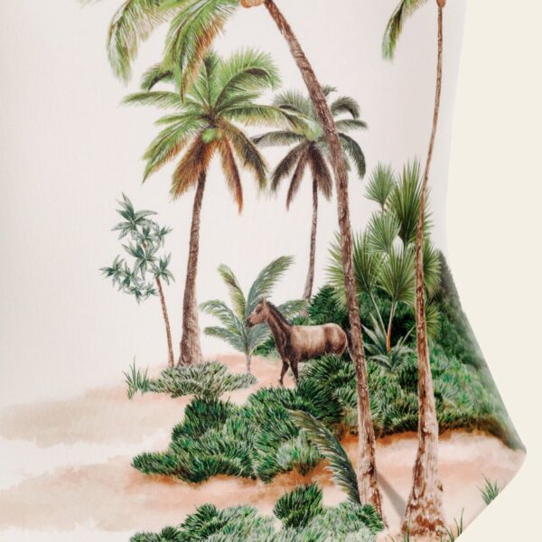 Agua by Agua Bendita Durazno Arena One Piece - Agua by Agua Bendita Beachwear - Artisanal Colombian Resort Wear at Coveti