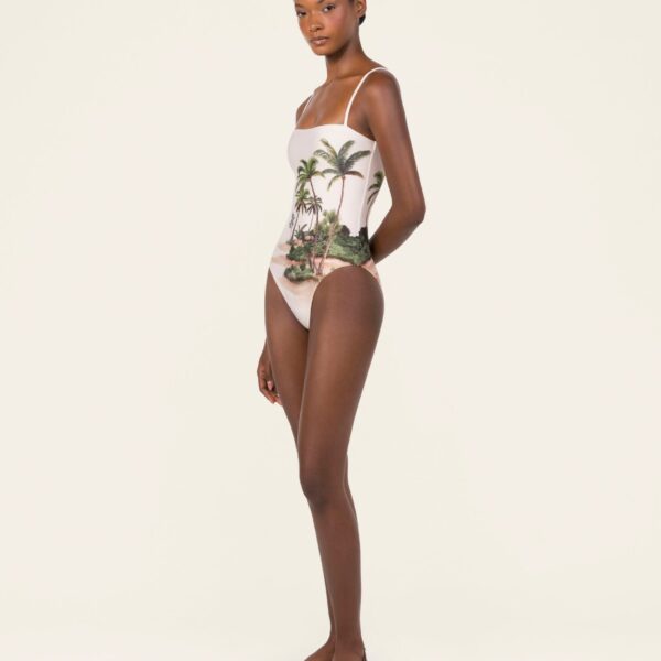 Agua by Agua Bendita Durazno Arena One Piece - Agua by Agua Bendita Beachwear - Artisanal Colombian Resort Wear at Coveti