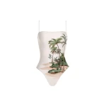 Agua by Agua Bendita Durazno Arena One Piece - Agua by Agua Bendita Beachwear - Artisanal Colombian Resort Wear at Coveti
