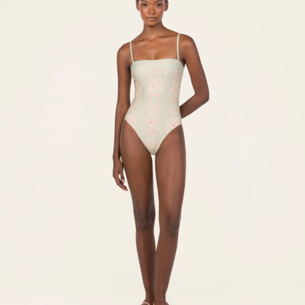 Agua by Agua Bendita Durazno Playa One Piece - Agua by Agua Bendita Beachwear - Artisanal Colombian Resort Wear at Coveti