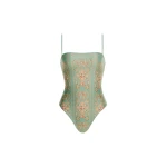 Agua by Agua Bendita Durazno Playa One Piece - Agua by Agua Bendita Beachwear - Artisanal Colombian Resort Wear at Coveti