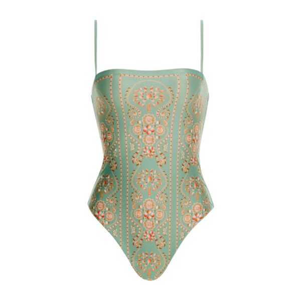 Agua by Agua Bendita Durazno Playa One Piece - Agua by Agua Bendita Beachwear - Artisanal Colombian Resort Wear at Coveti