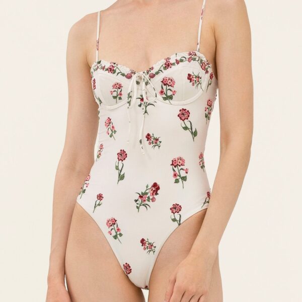 Agua by Agua Bendita Ébano Quebrada One Piece - Agua by Agua Bendita Beachwear - Artisanal Colombian Resort Wear at Coveti