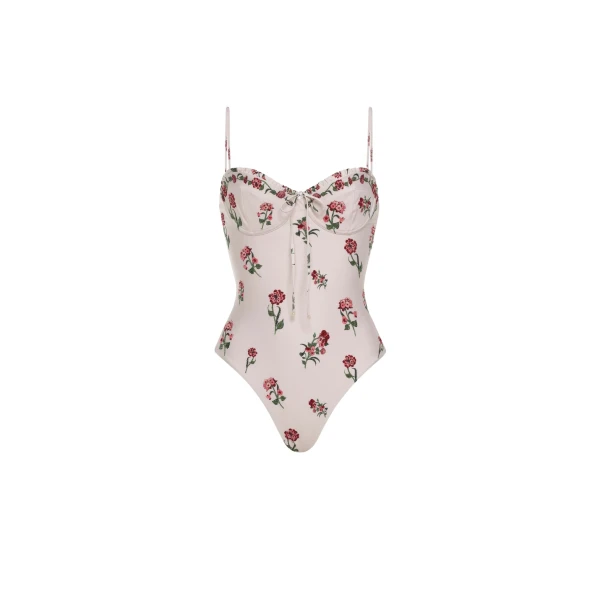 Agua by Agua Bendita Ébano Quebrada One Piece - Agua by Agua Bendita Beachwear - Artisanal Colombian Resort Wear at Coveti