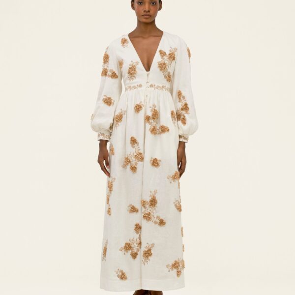 Agua by Agua Bendita Frambuesa Cordillera Maxi Dress - Agua by Agua Bendita Dresses - Artisanal Colombian Resort Wear at Coveti