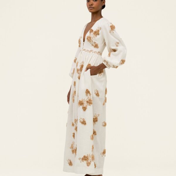 Agua by Agua Bendita Frambuesa Cordillera Maxi Dress - Agua by Agua Bendita Dresses - Artisanal Colombian Resort Wear at Coveti