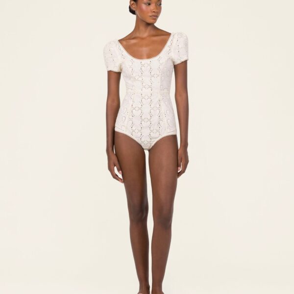 Agua by Agua Bendita Gaviota Playa Body Suit - Agua by Agua Bendita Tops - Artisanal Colombian Resort Wear at Coveti