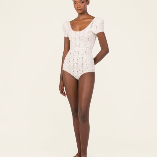 Agua by Agua Bendita Gaviota Playa Body Suit - Agua by Agua Bendita Tops - Artisanal Colombian Resort Wear at Coveti