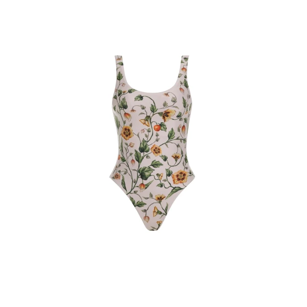 Agua by Agua Bendita Gema Uchuva One Piece - Agua by Agua Bendita Beachwear - Artisanal Colombian Resort Wear at Coveti