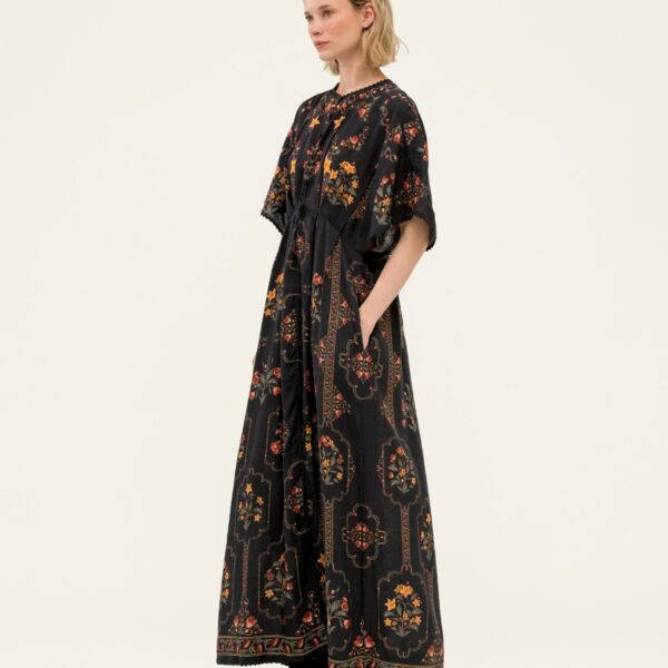 Agua by Agua Bendita Gesto Andes Kaftan - Agua by Agua Bendita Kimono - Artisanal Colombian Resort Wear at Coveti