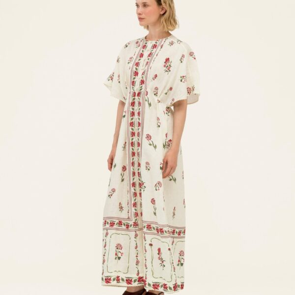 Agua by Agua Bendita Gesto Quebrada Kaftan - Agua by Agua Bendita Kimono - Artisanal Colombian Resort Wear at Coveti