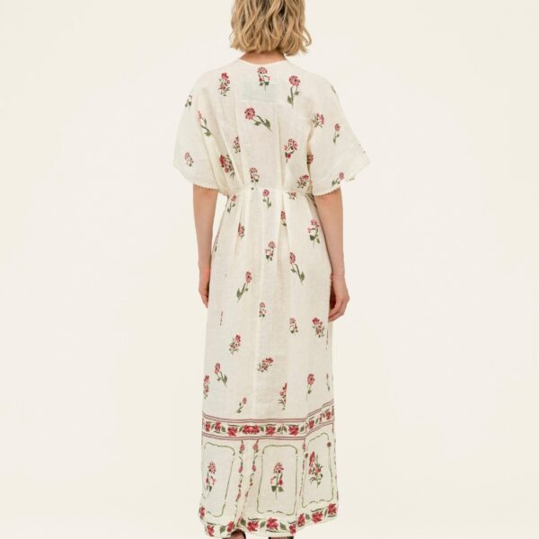 Agua by Agua Bendita Gesto Quebrada Kaftan - Agua by Agua Bendita Kimono - Artisanal Colombian Resort Wear at Coveti