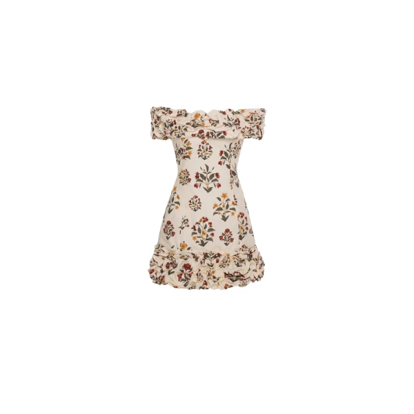Agua by Agua Bendita Jardín Andes Mini Dress - Agua by Agua Bendita Dresses - Artisanal Colombian Resort Wear at Coveti