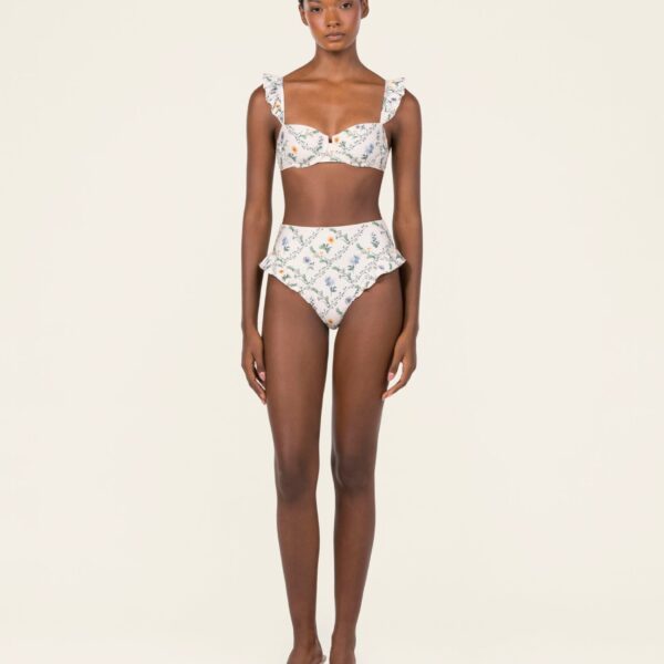 Agua by Agua Bendita Jengibre Brisa Bikini Bottom - Agua by Agua Bendita Beachwear - Artisanal Colombian Resort Wear at Coveti