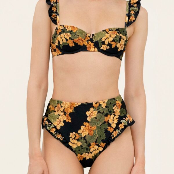 Agua by Agua Bendita Jengibre Cordillera Bikini Bottom - Agua by Agua Bendita Beachwear - Artisanal Colombian Resort Wear at Coveti