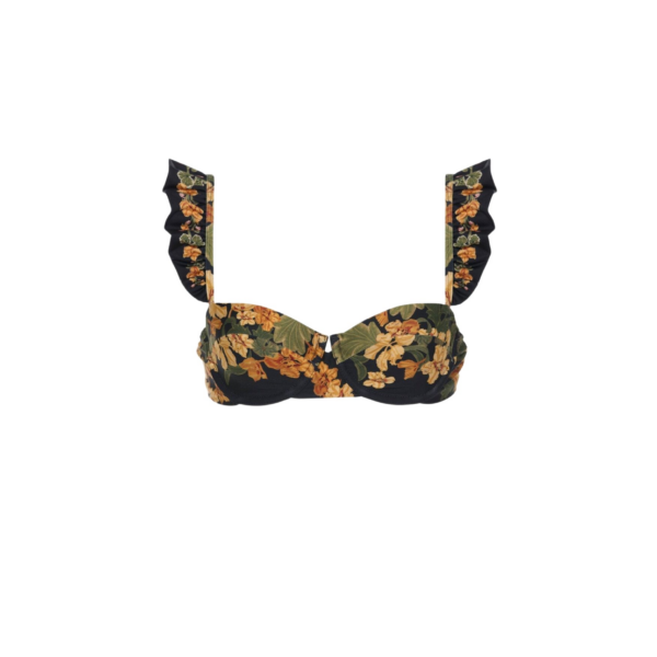 Agua by Agua Bendita Kiwi Cordillera Bikini Top - Agua by Agua Bendita Beachwear - Artisanal Colombian Resort Wear at Coveti