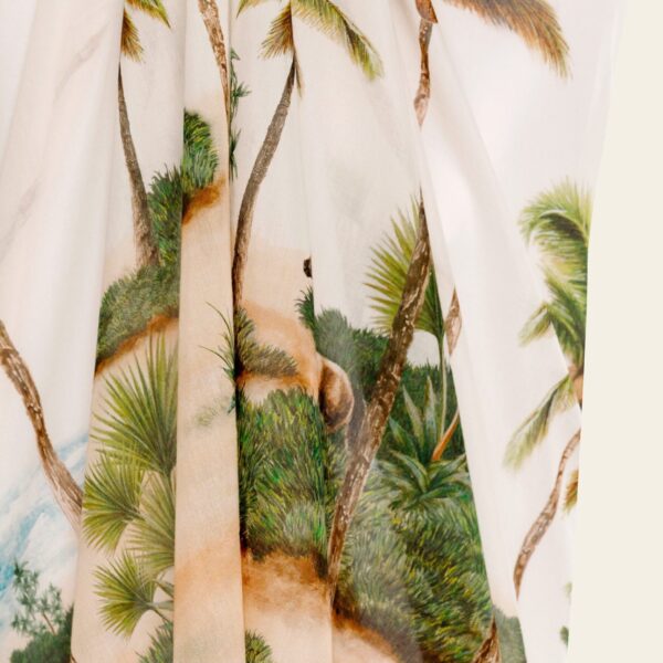 Agua by Agua Bendita Lavanda Arena Pareo Midi - Agua by Agua Bendita Beachwear - Artisanal Colombian Resort Wear at Coveti