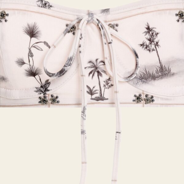 Agua by Agua Bendita Libertad Arena Bikini Top - Agua by Agua Bendita Beachwear - Artisanal Colombian Resort Wear at Coveti