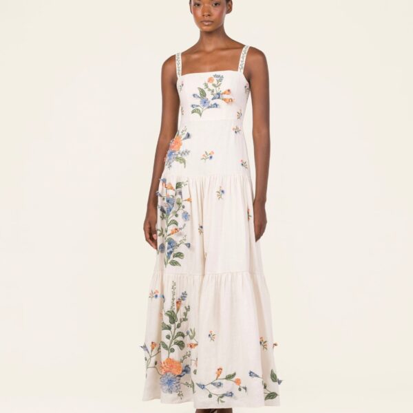 Agua by Agua Bendita Lima Brisa Maxi Dress - Agua by Agua Bendita Dresses - Artisanal Colombian Resort Wear at Coveti